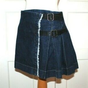スカート BURBERRY BLUE LABEL denim mini skirt Burberry EKD Denim Mini Skirt | Neiman Marcus